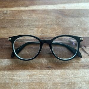 Alexander McQueen black prescription frames
